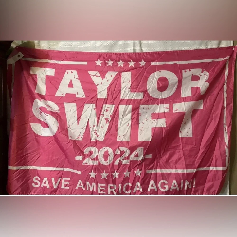 Taylor Swift 2024 “Save America Again” Flag 59” x 35” EUC